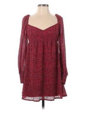 Charles Henry Empire Waist Red dress Small